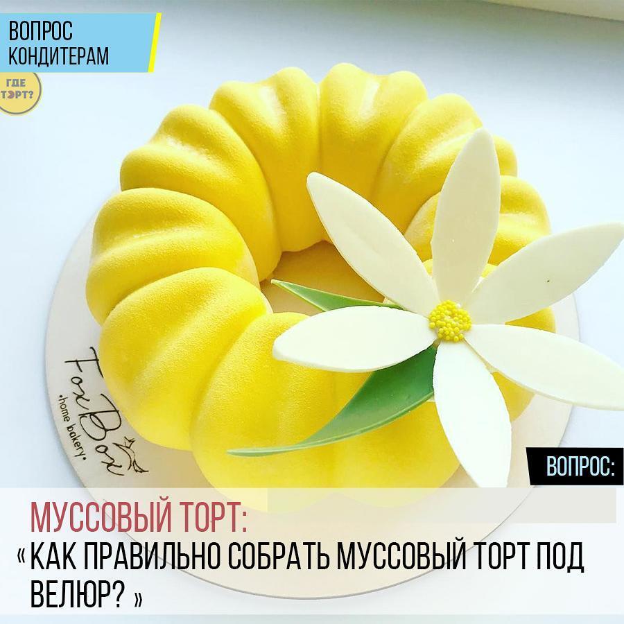 Муссовый торт: Как правильно собрать муссовый торт под велюр?