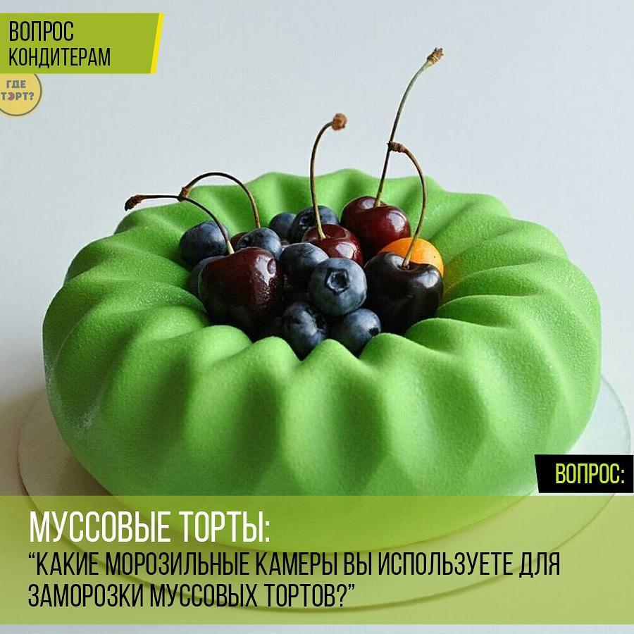 Какими морозильными камерами Вы пользуетесь для заморозки мусовых тортов?